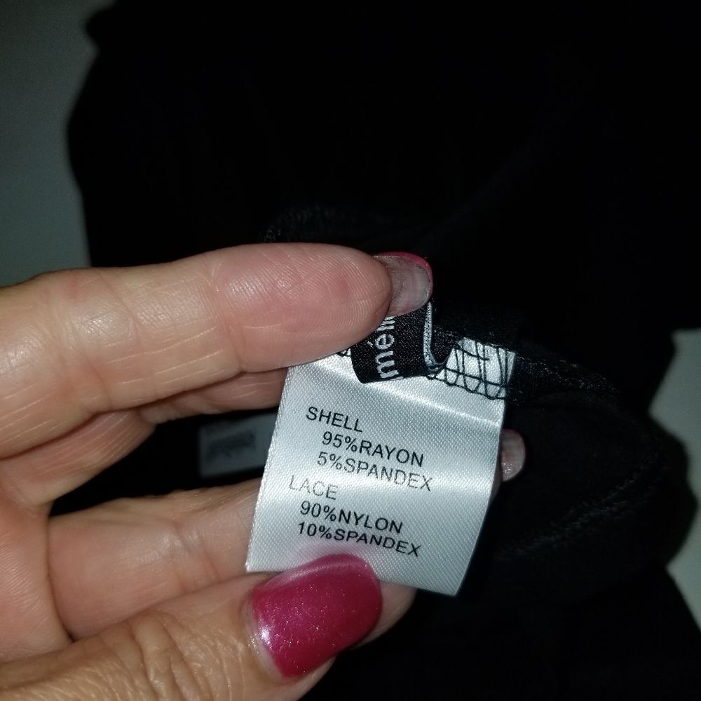 NWT AMELIE BOUTIK TOP BLACK Small - Picture 6 of 16